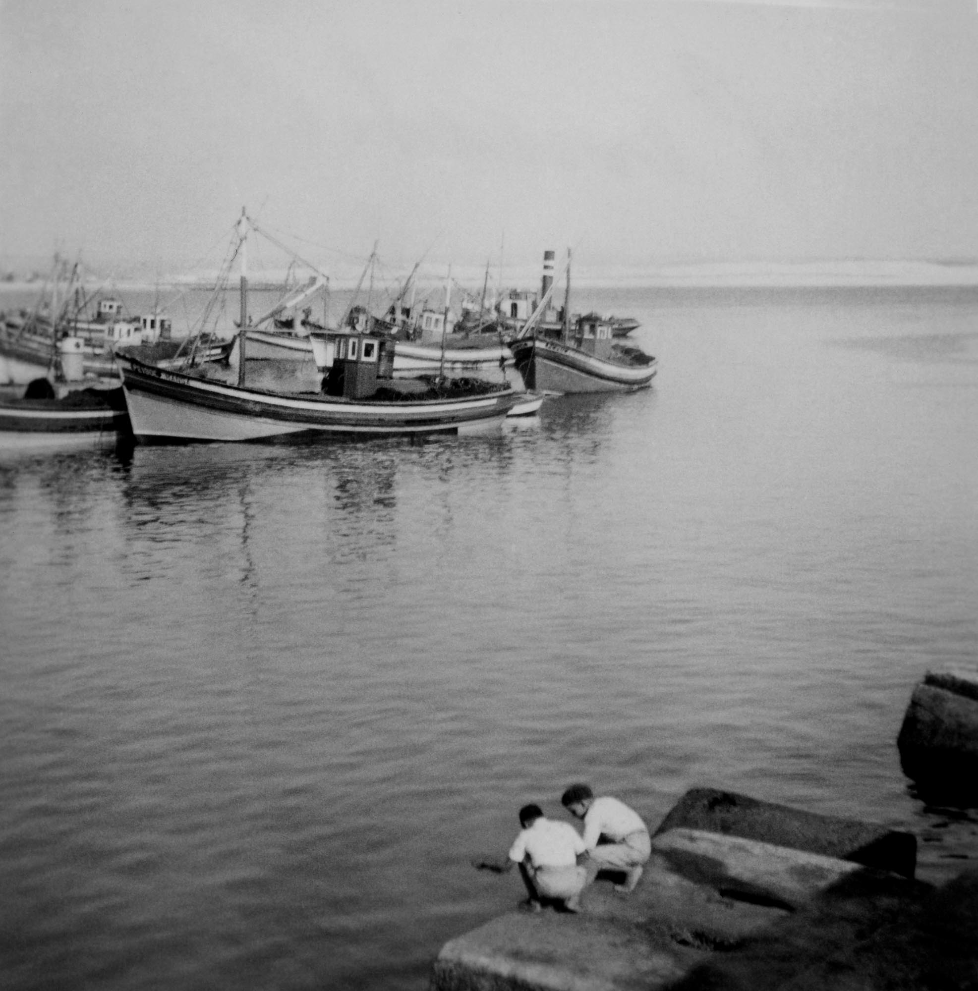 Boys, Boats and Time, Peniche, circa 1950's